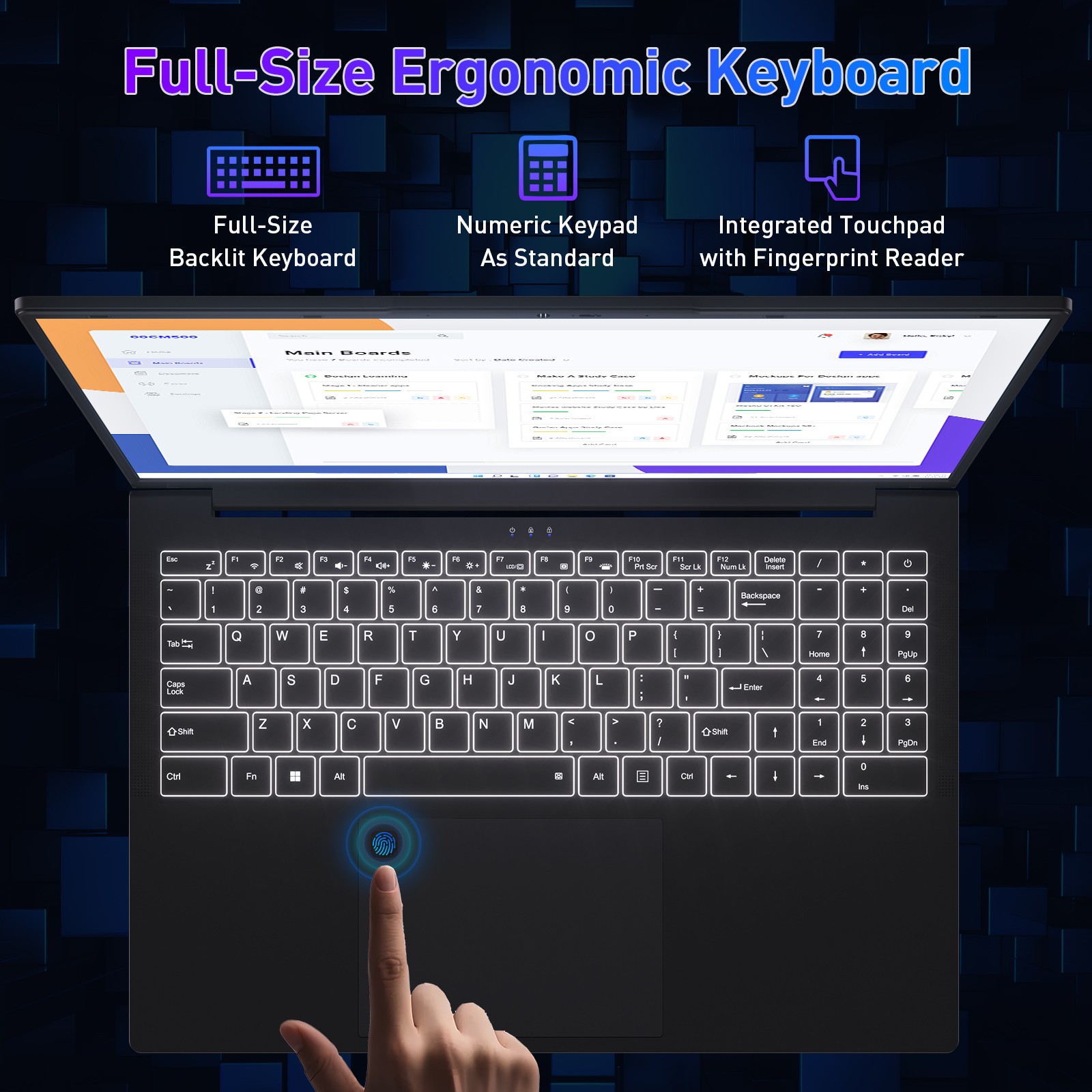 16″ FHD IPS Business Laptop 1920*1200 R5 3500U 16GB DDR4 512GB SSD PD 65W Type-C