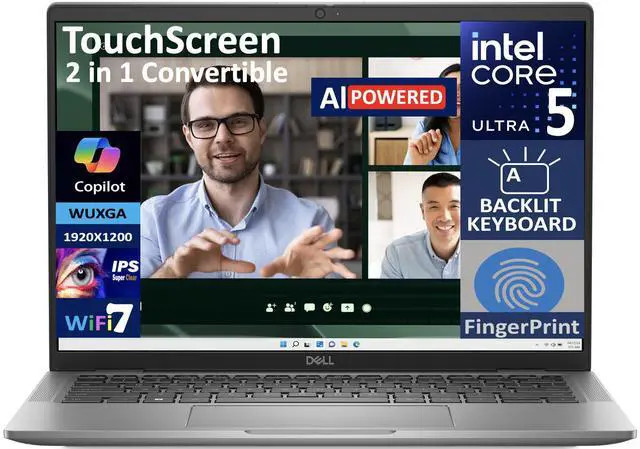 Dell Latitude 7450 AI 2-in-1 14.0 in Touch IPS WUXGA Display Core Ultra 5 135U