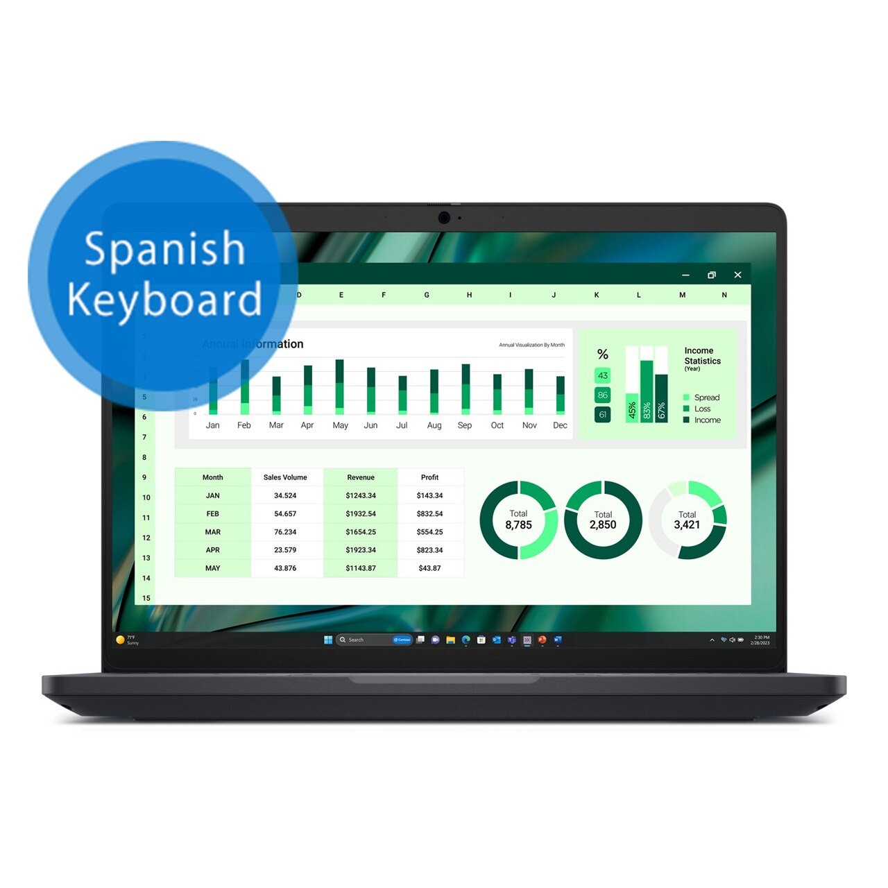 Dell Pro Max 14 Laptop Spanish Keyboard Intel Ultra 7 1TB SSD 64GB RAM Win11 Pro