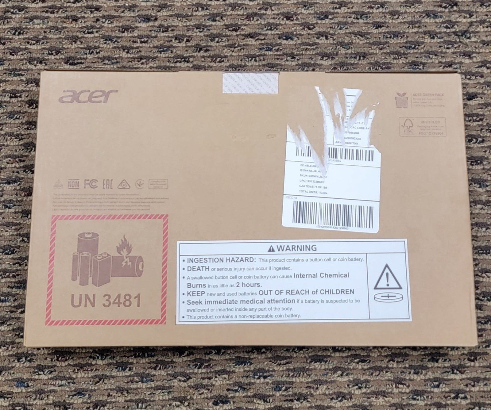 Acer Aspire 14 AI Intel Core Ultra 5 226V 512GB SSD 16GB WUXGA Gray NEW SEALED