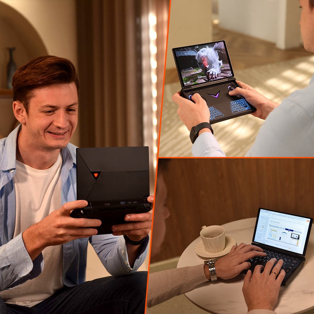ONEXPLAYER G1: AMD Ryzen™ AI 9 HX 370 Ultimate gaming handheld console laptop