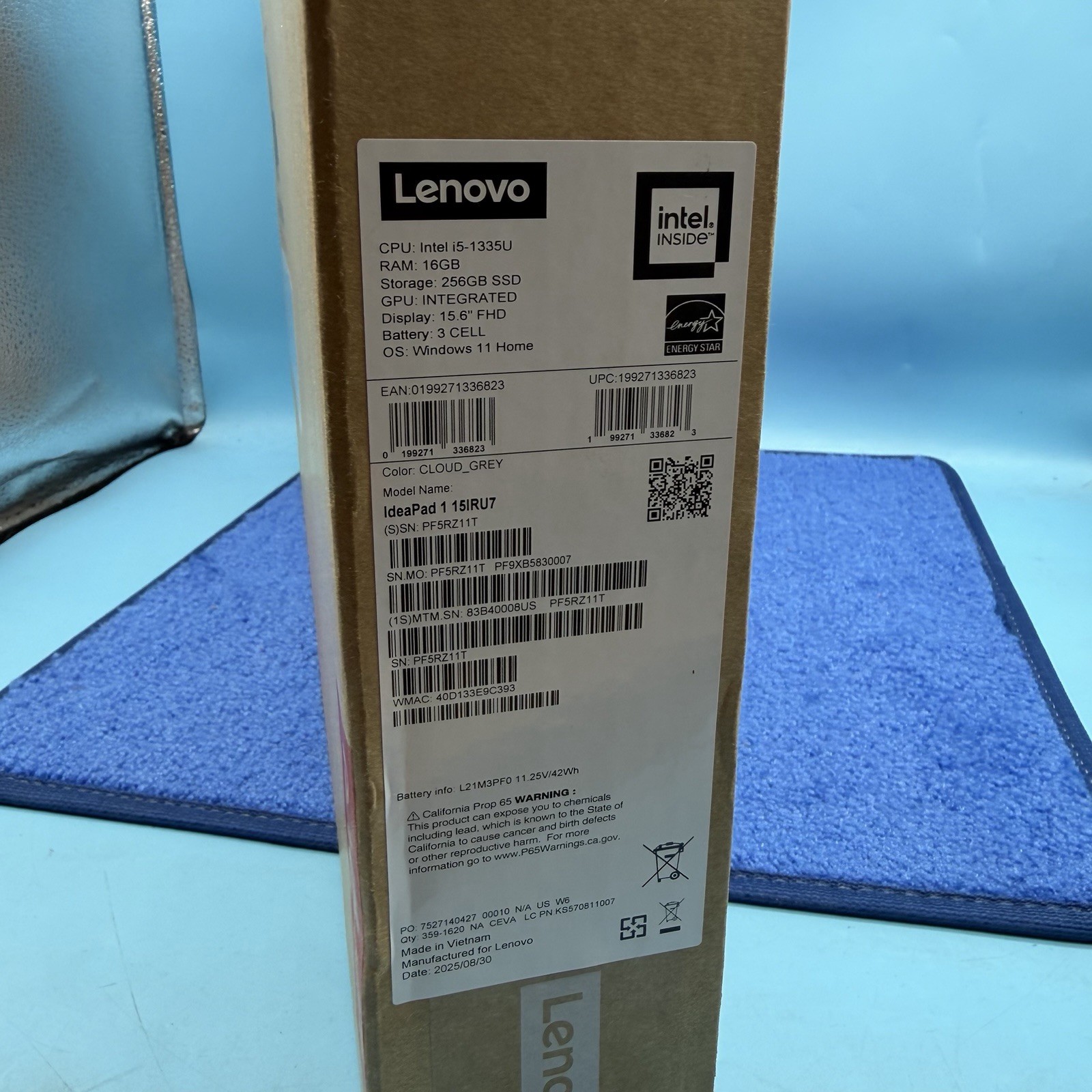Lenovo IdeaPad 15IRU7 15.6″ FHD Laptop Intel Core i5-1335U 16GB RAM 256GB SSD