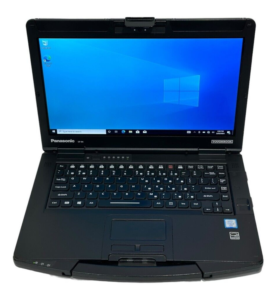 Panasonic Toughbook CF54 i5 6th 2.4GHz 16GB RAM 1TB SSD Win 10 Touch Serial Port