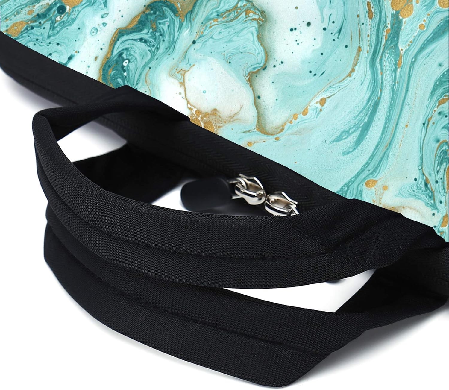 Green Marble Neoprene Laptop Case – 11.6″ to 12.2″ Fits MacBook Air, Samsung, Ac