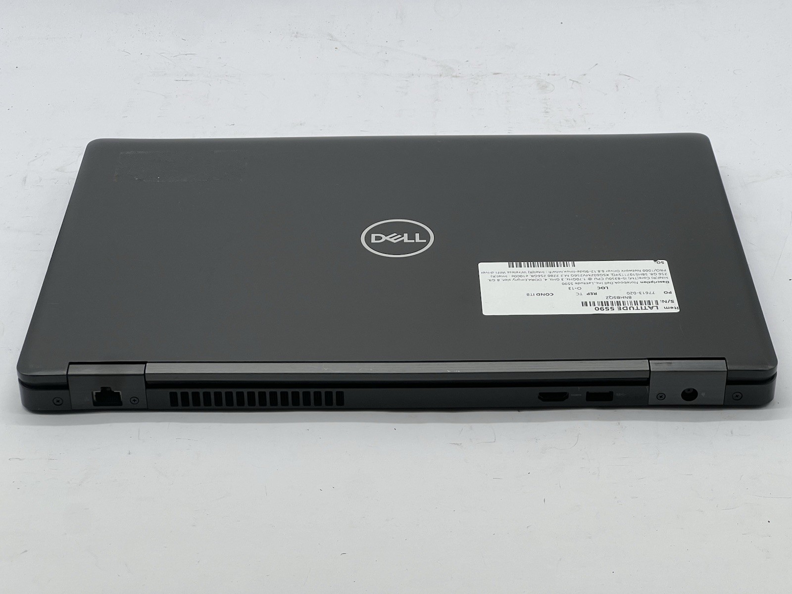 Dell Latitude 5590, i5-8350U CPU, @ 1.70GHz, 8GB RAM, 256GB SSD-No OS/Charger