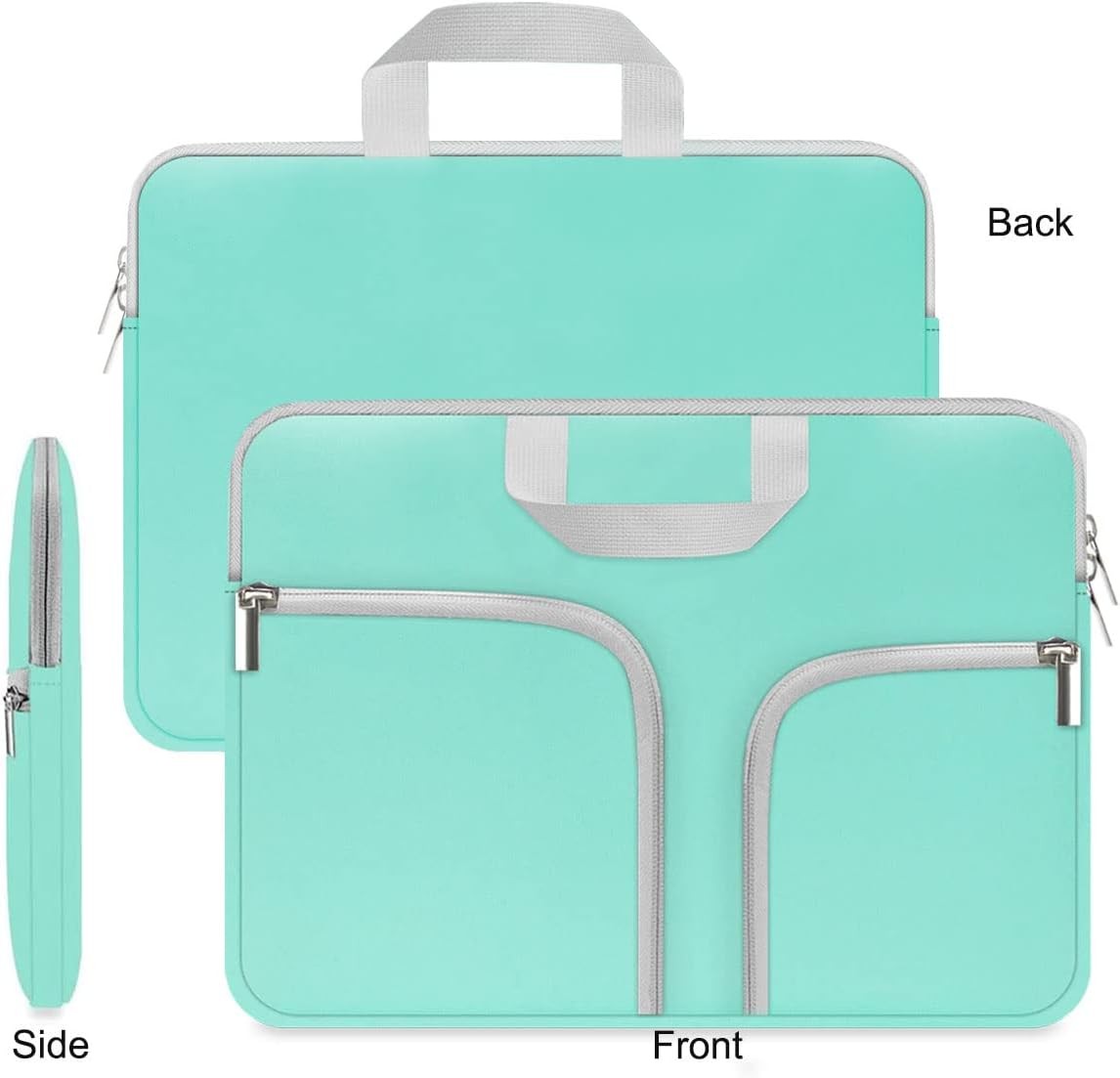 Neoprene Laptop Sleeve Bag for 14-15.6″ Chromebooks, Hot Teal, HESTECH Protectiv