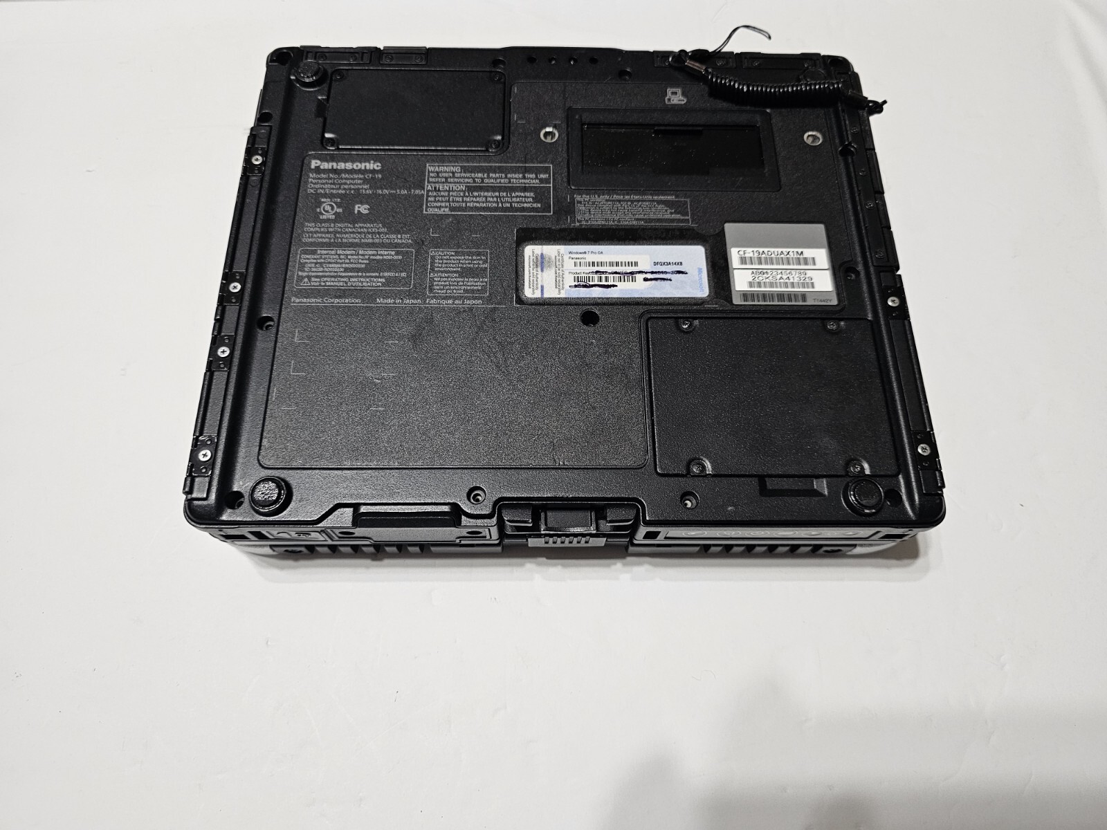 PANASONIC CF-19 TOUGH MK5 i5 8GB✔️ BIOS HAS ZERO HR✔️512 SSD✔️ WIN7P32✔️