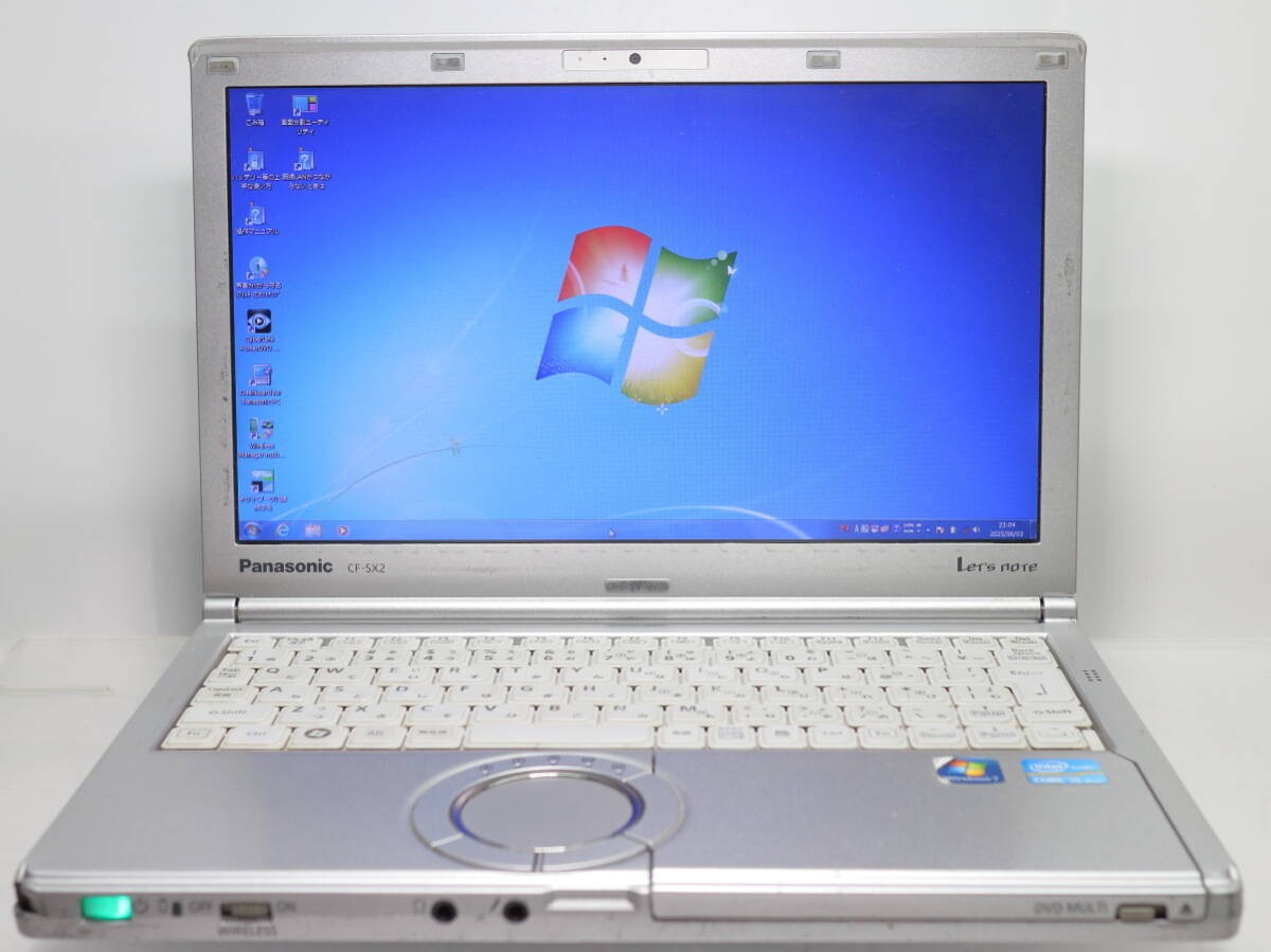 Panasonic Let’s Note CF-SX2 Intel Core i7 SSD 128GB 16GB Used DVD w/AC From JP