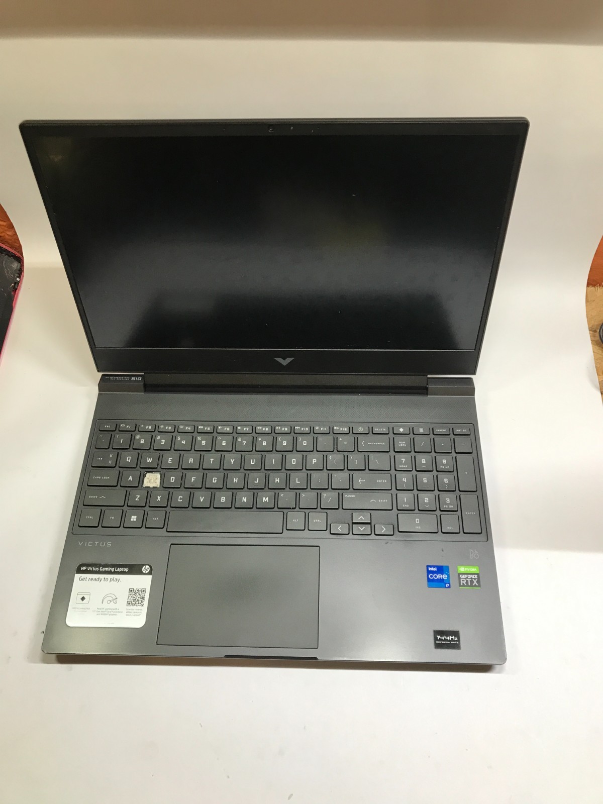 HP Victus 15-fa0032dx 15″ Intel Core i7 NO RAM NO SSD/OS RTX 3050Ti For Parts