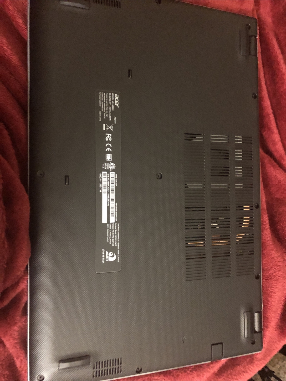 Acer Aspire 1 A115-32C28P” (64GB SSD, Intel Celeron N, 1.10 GHz, 4GB) Laptop –
