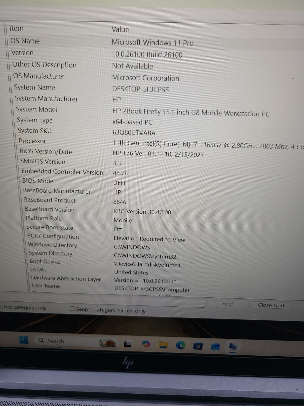 HP zBook Firefly 15 G8 i7-1165G7 2.80GHz 16GB RAM 512GB SSD Win 11 Pro w/Charger