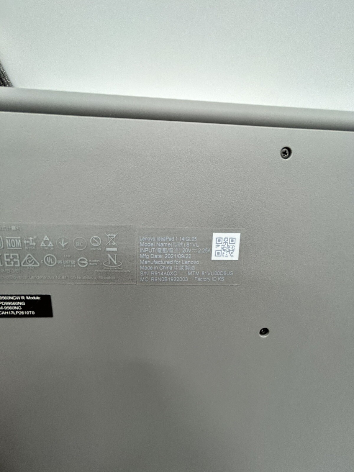 Lenovo Ideapad 1 14IGL05 128ssd, 4gb Ram, As Is For Parts. *READ*