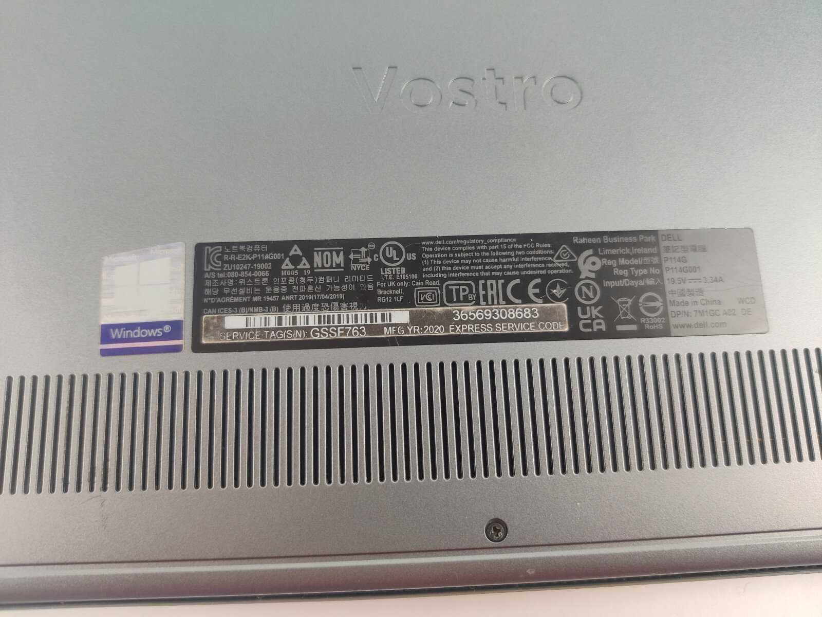 Dell Vostro 5391 13″ 256GB 8GB Intel Core i5-10210U Laptop