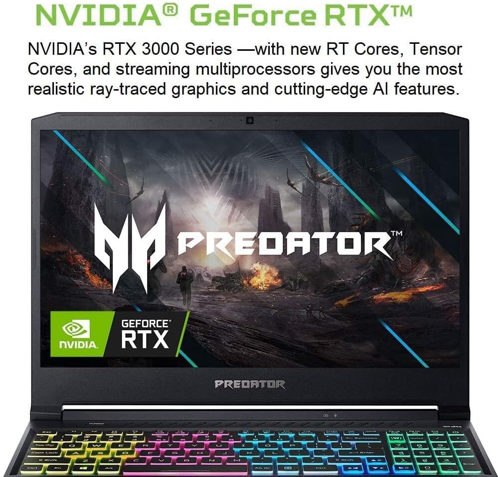 Acer Predator Helios 300 17.3″ (1TB SSD, Intel i7-10750H, 2.6GHz, 32GB RAM) -…