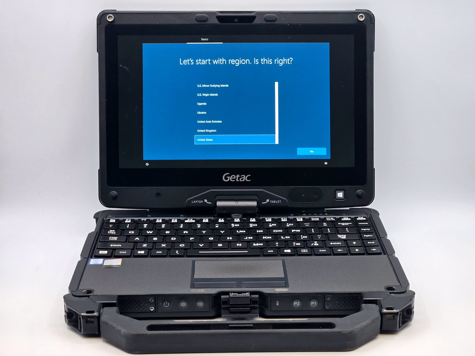 Getac V110G4 2-in-1 11″ HD Touch I5-7200U 256GB SSD 16GB W10P Backlit **READ**