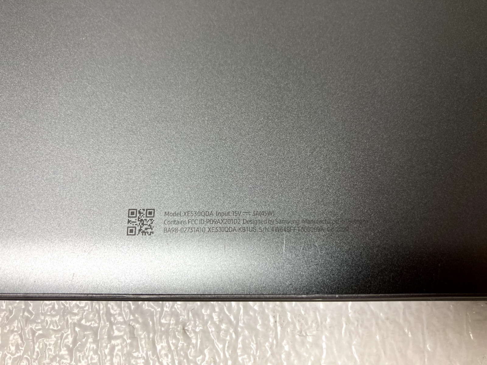 Samsung Galaxy Chromebook XE530QDA 13.3″i3-10110U @2.10GHz 8GB RAM 128GB SSDREAD