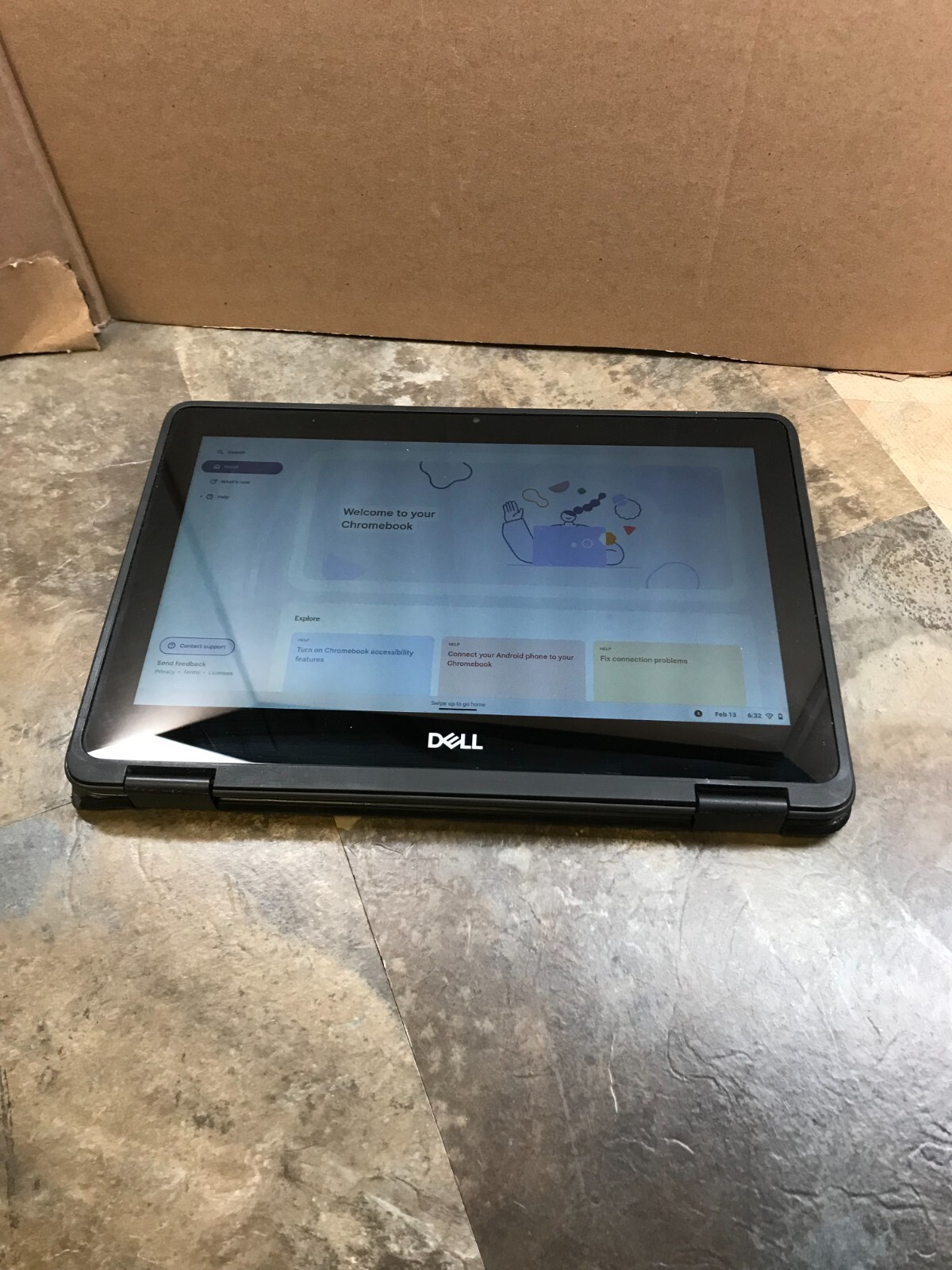 Dell Chromebook 3100 2in1 Touch Screen Intel Celeron 4GB RAM 32GB Touchscreen !!