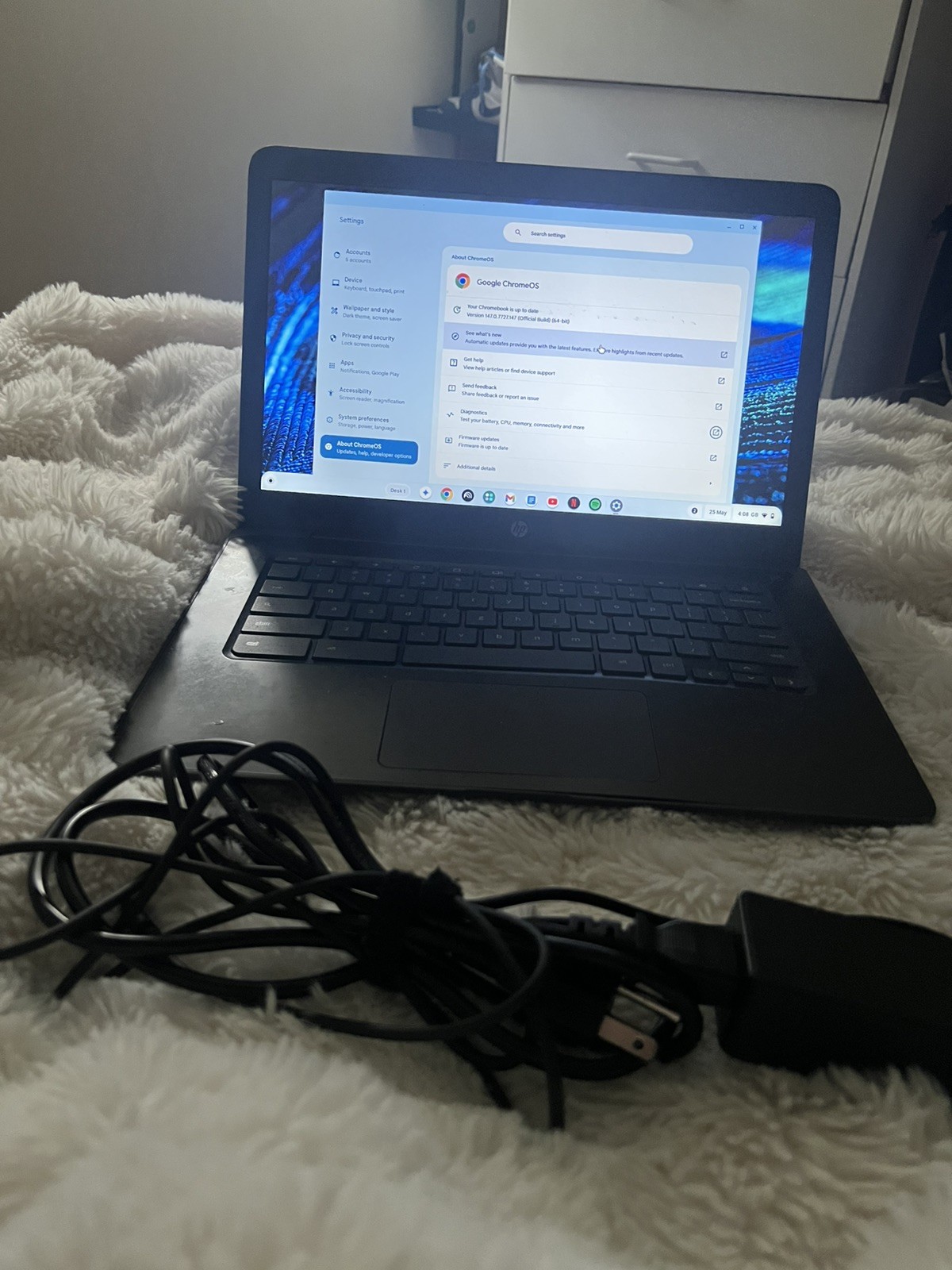 HP Chromebook 14″ 32GB Chalkboard Gray (14-db0020nr)