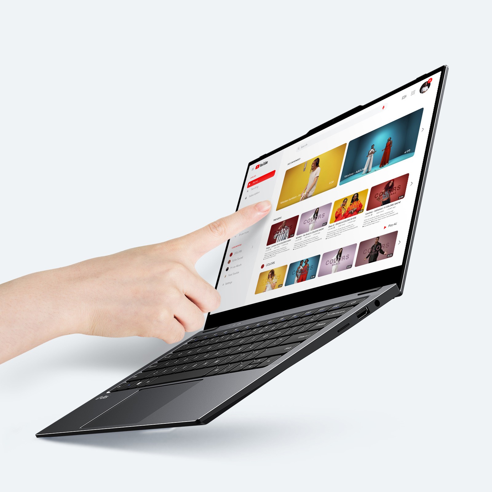 CHUWI – 14.1″ Touch-Screen Laptop – Intel Celeron N5100 – 8GB Memory – 256GB SSD