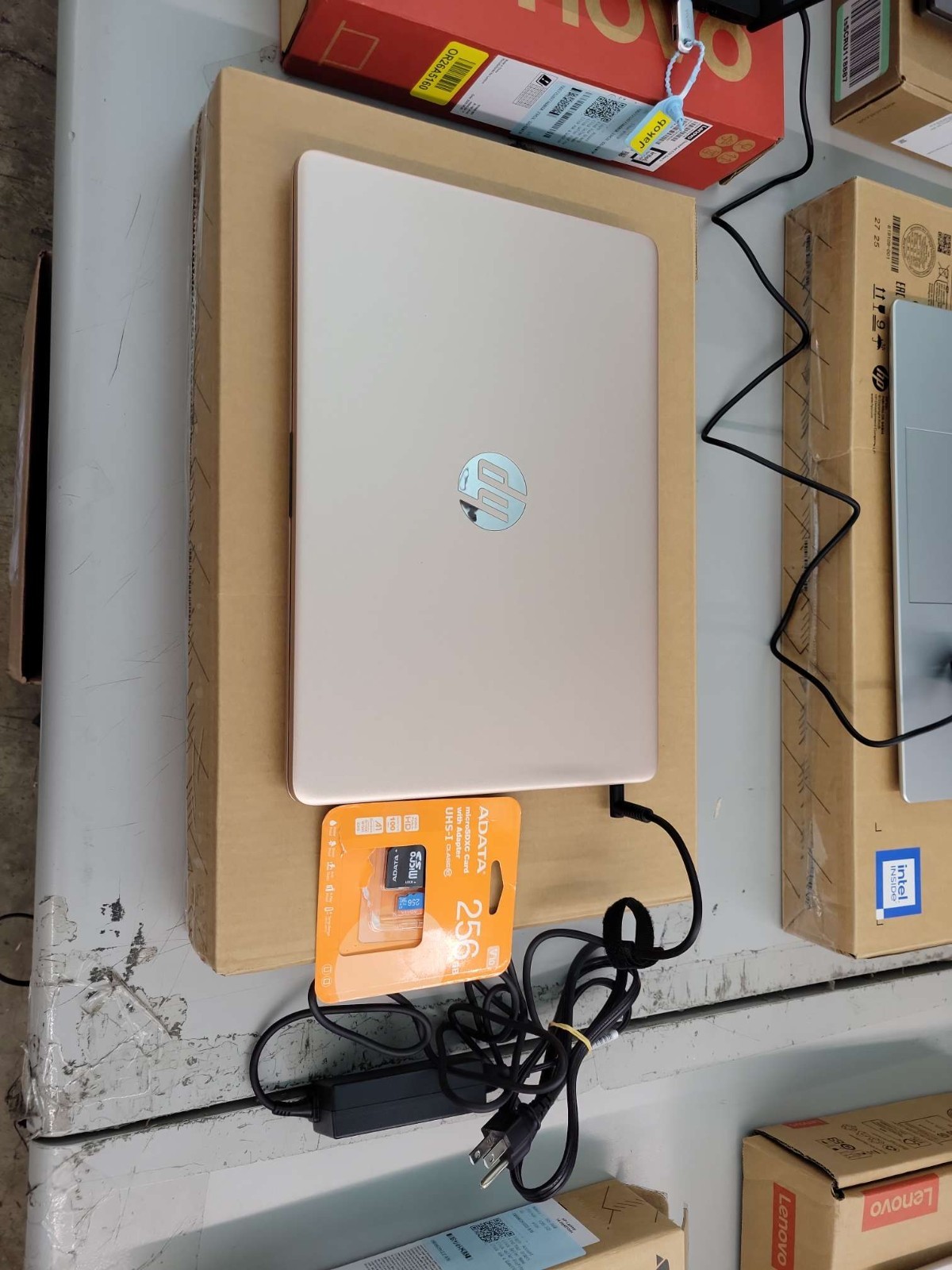 HP 14″ Student Laptop Intel N150 8GB RAM, 384GB Storage , Win11 Pro, Rose Gold
