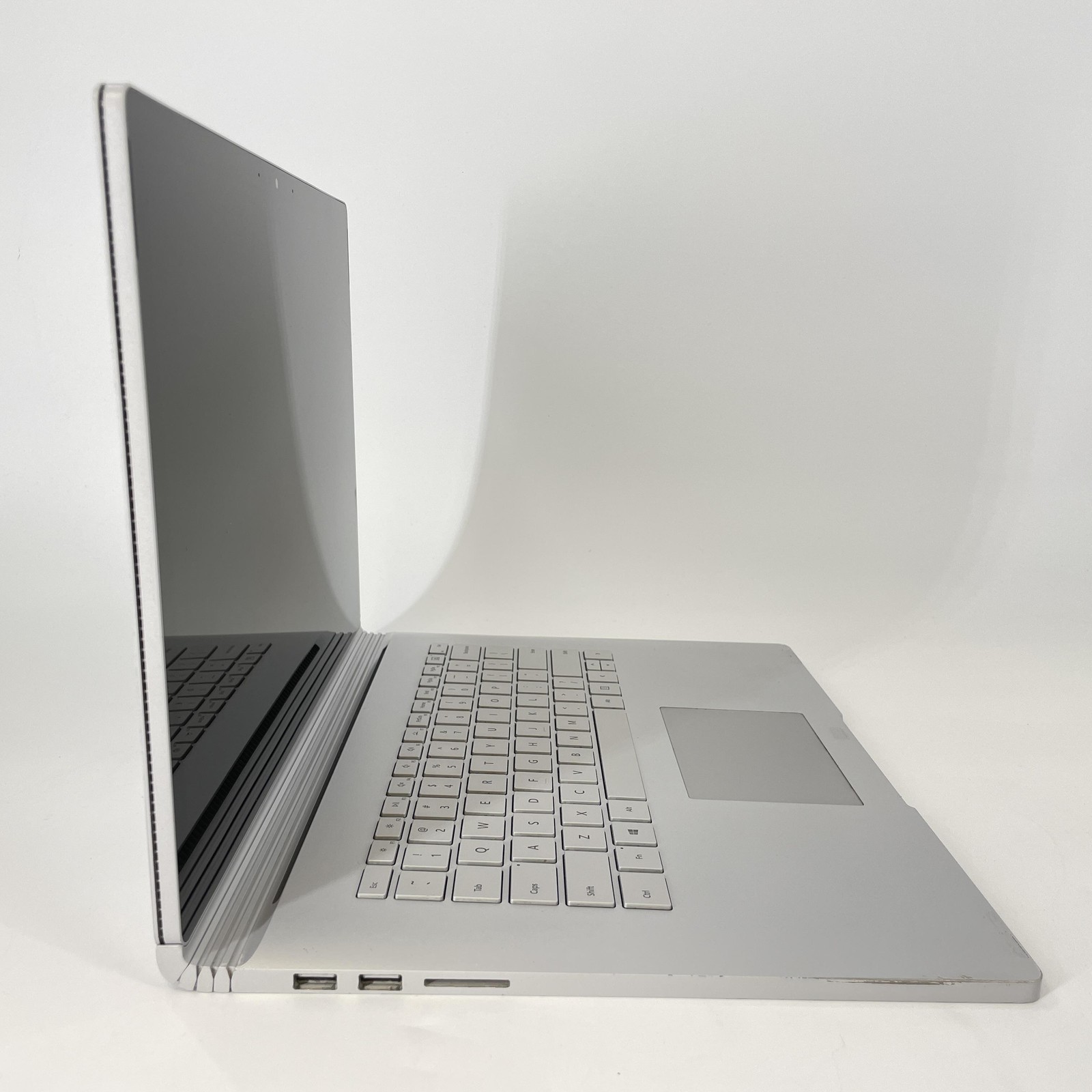 Microsoft Surface Book 2 15 Silver TOUCH i7-8650U 1.90GHz 16GB 256GB SSD Good