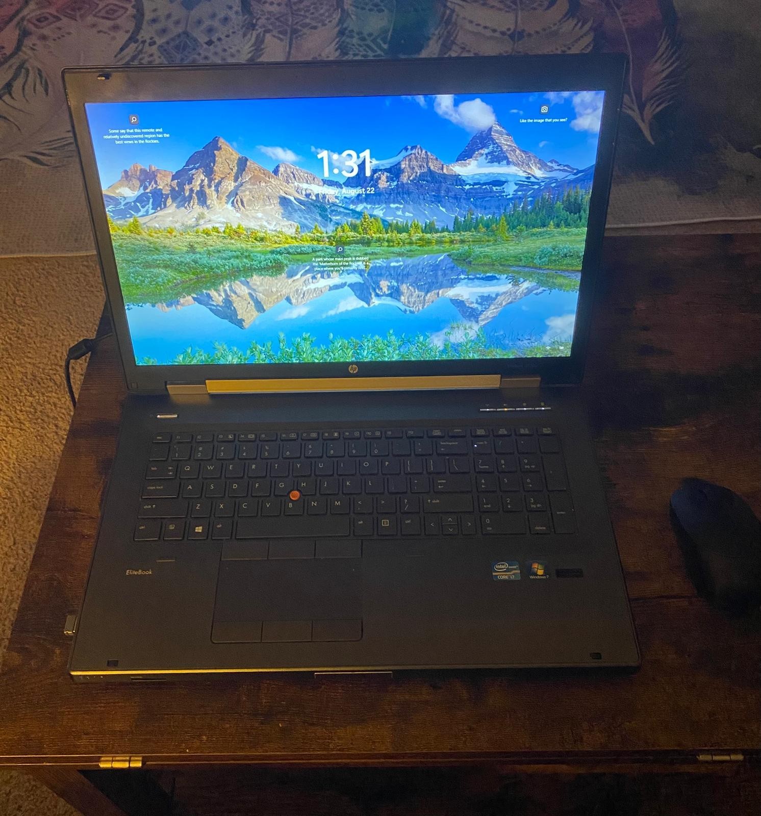 HP EliteBook 8770w|Intel Core i7@2.40 GHz|16GB RAM| 120 SSD + 720HDD