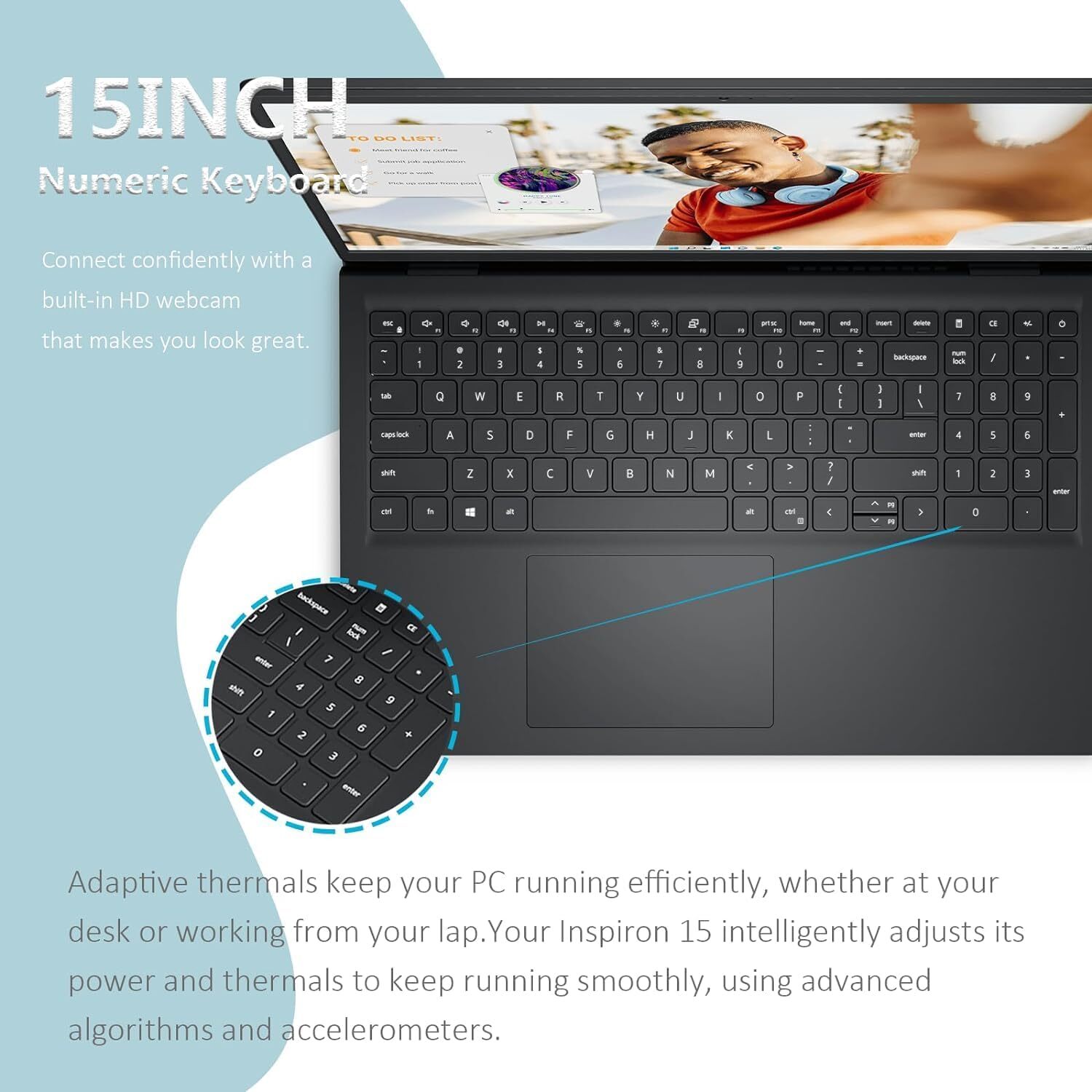 DELL INSPIRON RYZEN 5-7530U 15.6″ FHD TOUCH DISPLAY 8GB 512GB SSD LAPTOP – DE01
