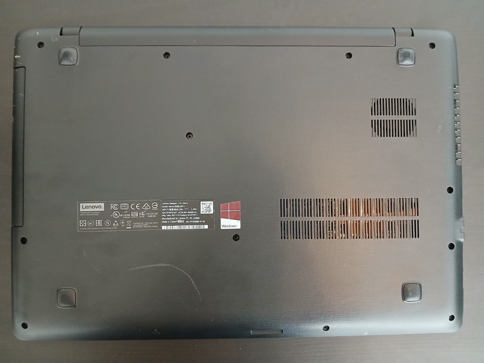 Lenovo IdeaPad 110-15ACL 15.6″ (500GB, AMD A6 Quad-Core, 2.00GHz, 4GB) Notebook