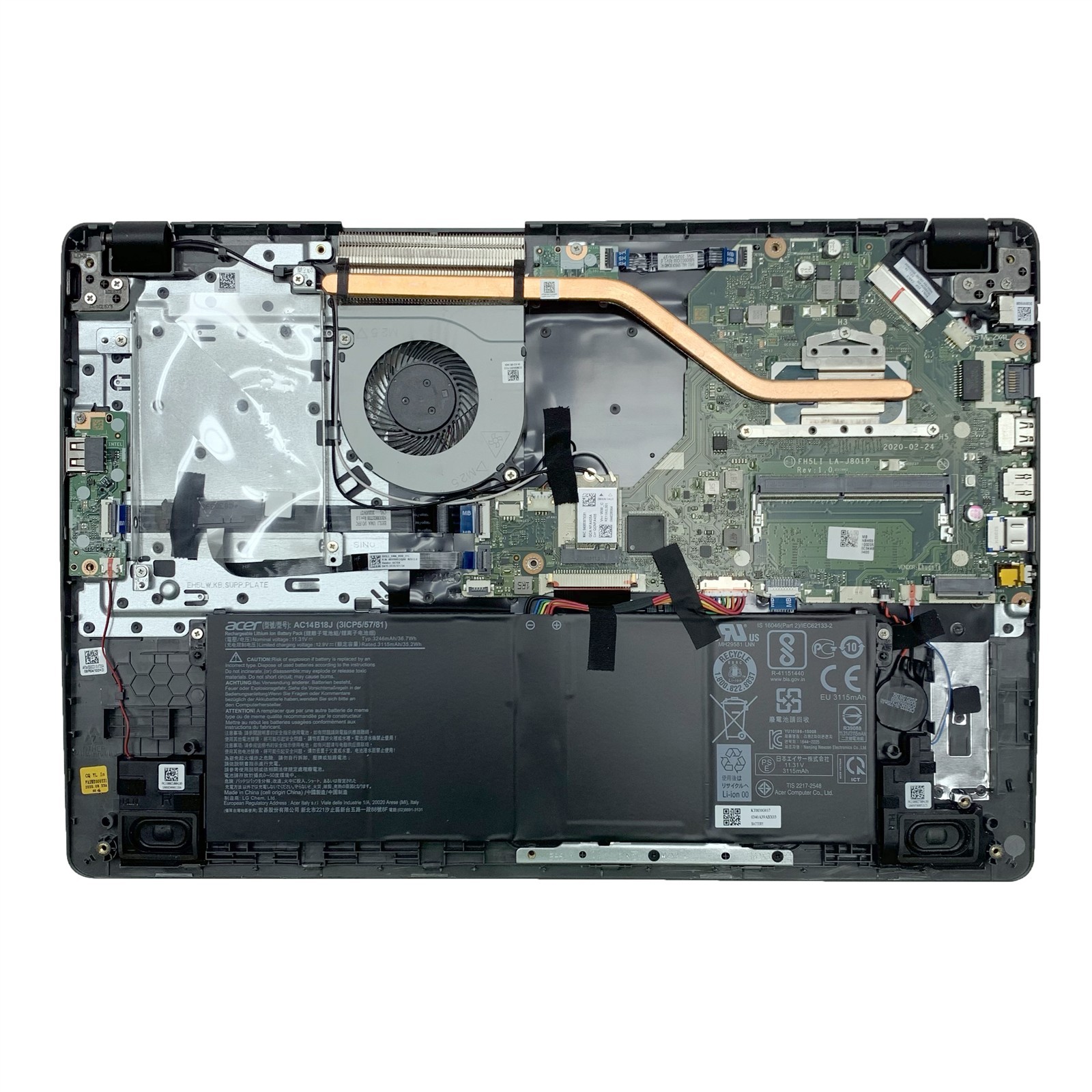 Acer Aspire 3 N19C1 15.5″ FHD Intel Core i5-1035G1 1.00 GHz No Power For Parts