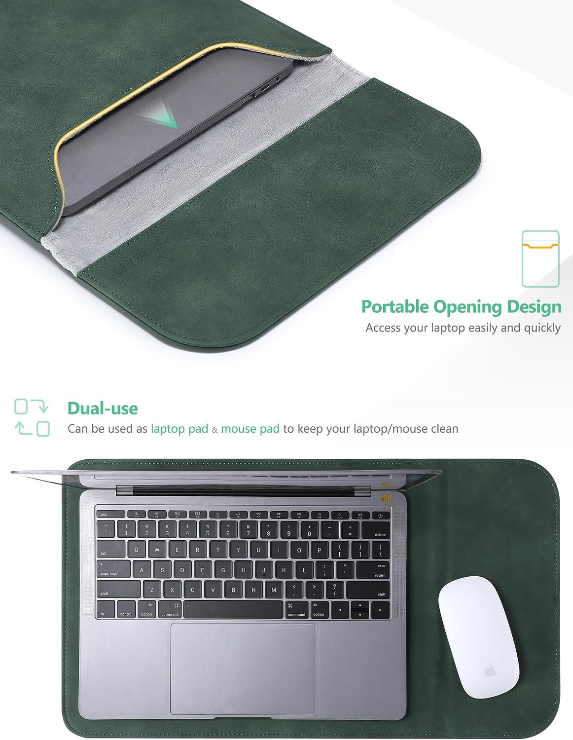 15-16 Inch Laptop Sleeve for MacBook Pro 16 M5/M4/M3/M2/M1 Pro/Max A3428 A3429 A