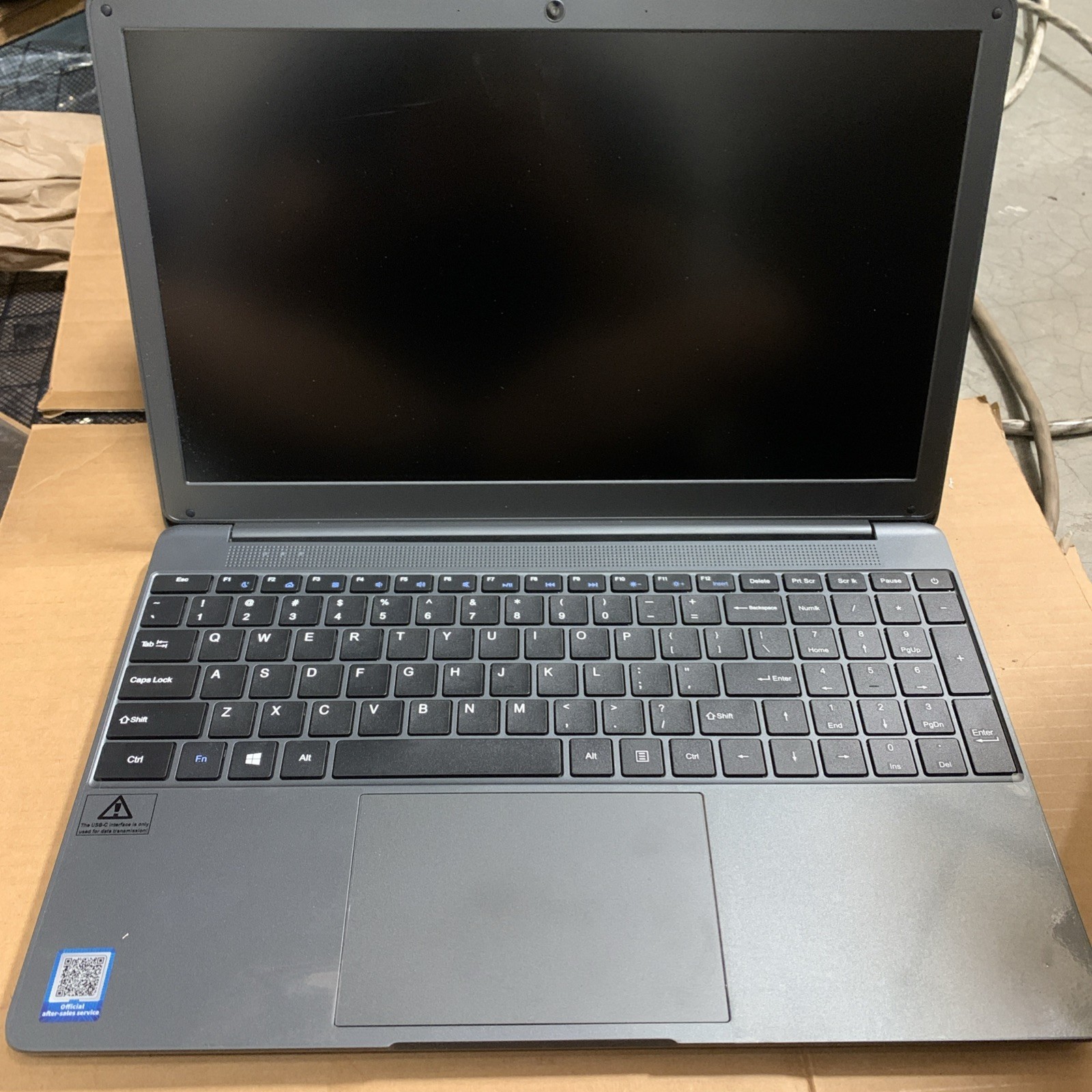 SGIN X15 15.6” Laptop 12GB Intel N5095A Trackpad Laptop – No SSD/No Adapter