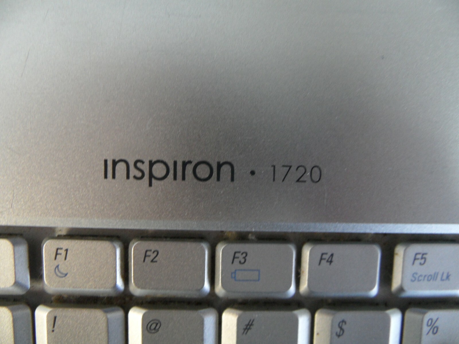Dell Inspiron 1720 / Core 2 Duo @ 1.83 GHz / Parts Laptop / Posted Bios, Wiped