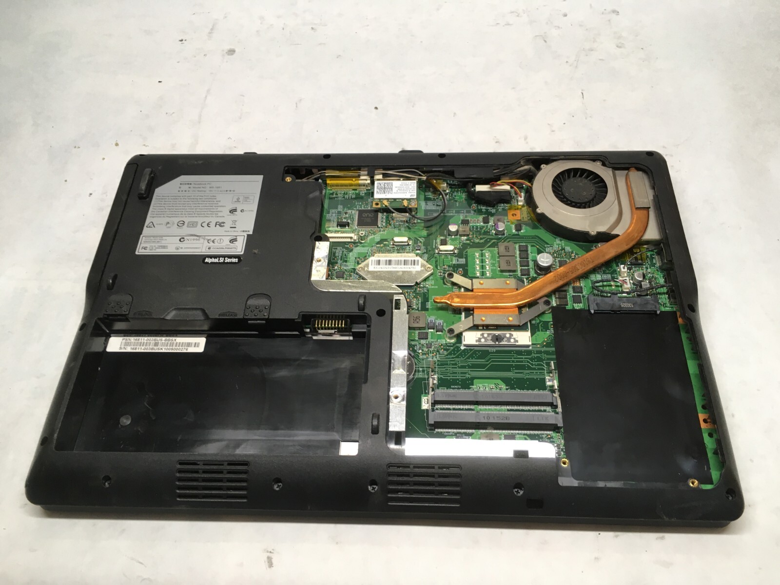 LAM MS-1681 15″ (AS IS) Intel Core i5-2520M @ 2.5 GHz – JZ