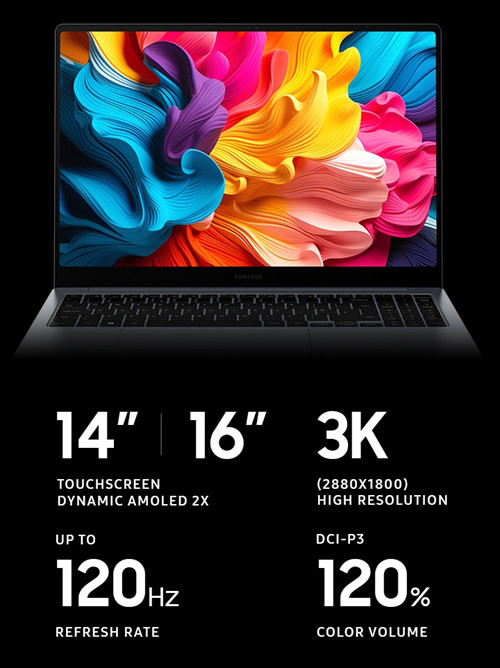 Samsung Galaxy Book4 Pro 360 2-in1 16″ Intel Core Ultra 7 16GB RAM 1TB SSD 2024