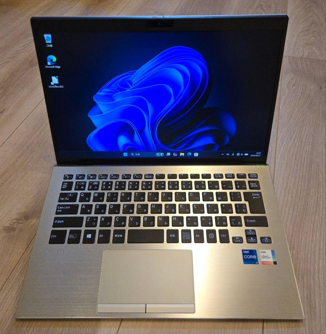 VAIO SX14 VJPK21 i7-1165G7 Iris Xe 32GB SSD 256GB 14.0″ FHD Win 11 Pro Office