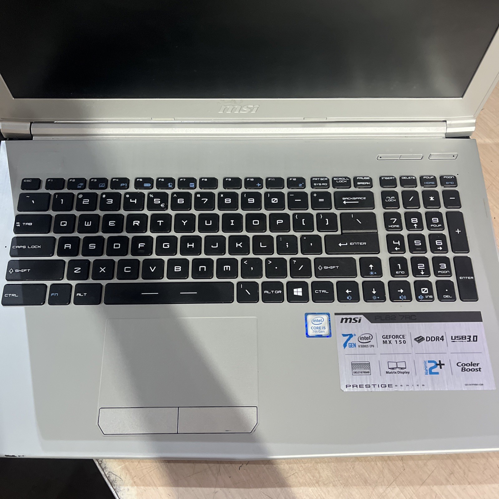 MSI MJ-16JD INTEL CORE I5 7TH GEN 8GB RAM NO HD