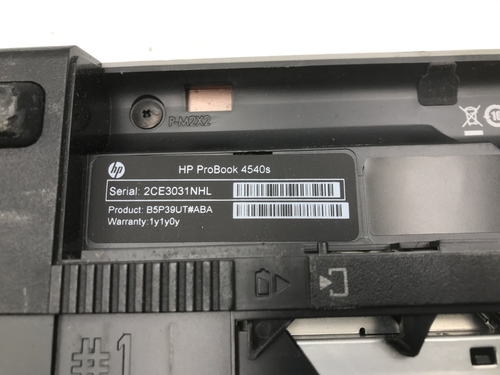 HP PROBOOK 4540S – BOOTS TO BIOS – INTEL I3 3110M – NO RAM – READ DESCRIP – BB!