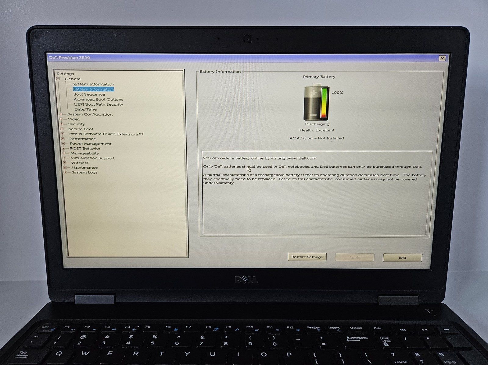Dell Precision 3520 Core i7-7820HQ 2.9GHz 16GB 256GB NVMe NVIDIA M620 Win 11 Pro