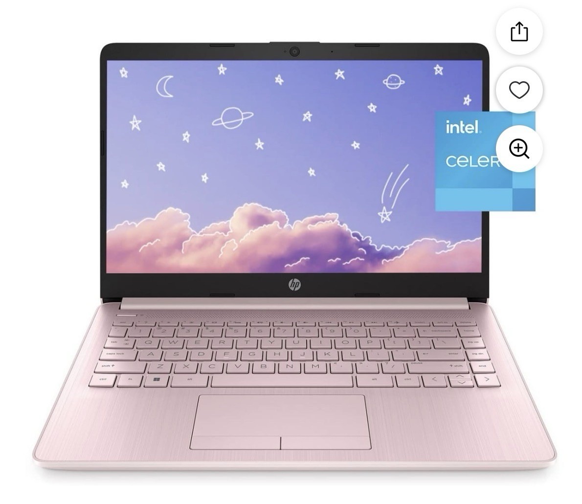 HP Premium 14 Inch HD Thin and Light Laptop, Intel Dual-Core Processor, 32GB RAM