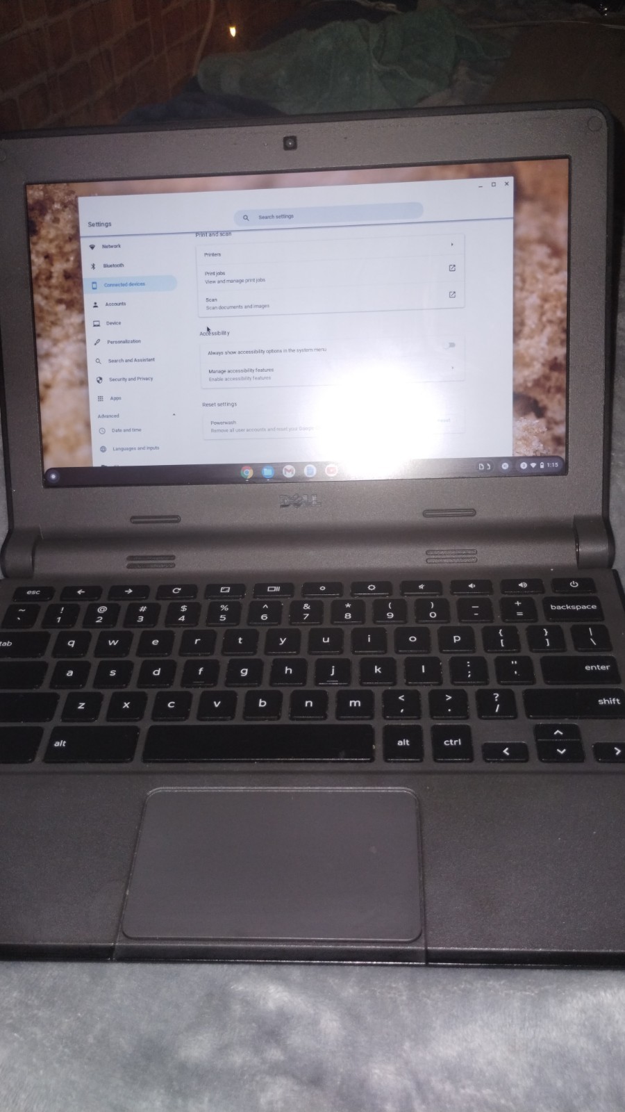 Dell Chromebook 11 (model 3120 or the 3120 2-in-1 variant), released in 2015.