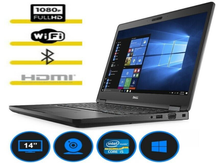 Dell Latitude e5480 i5-6300U 2.4GHz 8GB/128GB SSD FullHD KAM HDMI USB-C