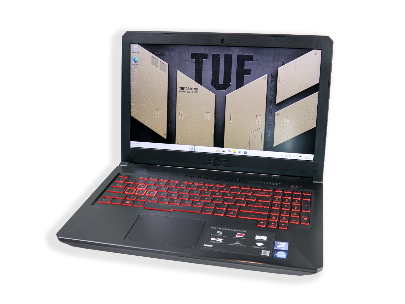 ASUS TUF FX504G Laptop i5-8300H 16GB RAM 128GB SSD+1TB HDD NVIDIA GTX 1050 Ti