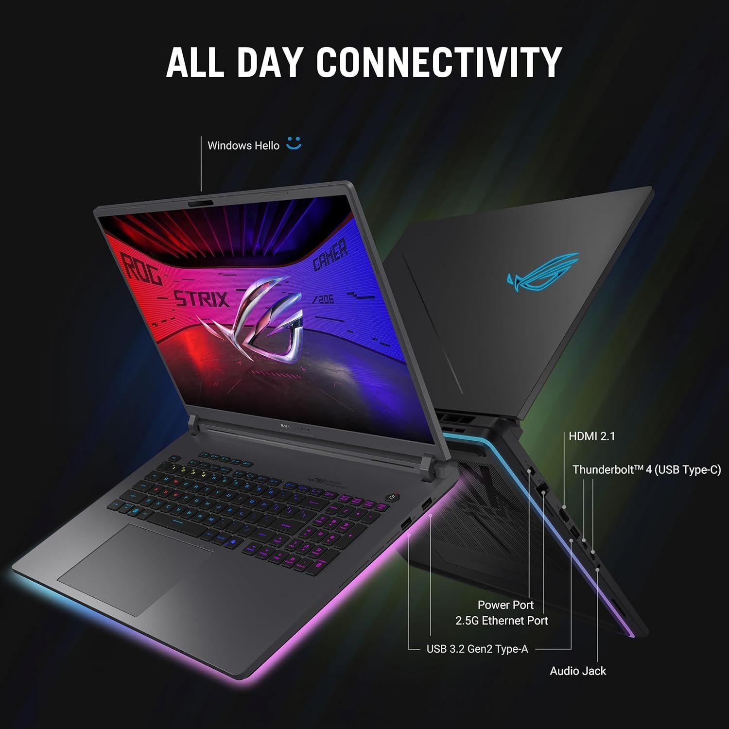 ASUS ROG Strix 18″ WQXGA Gaming Laptop Intel Ultra 9 275HX RTX 5060 64GB 2TB SSD