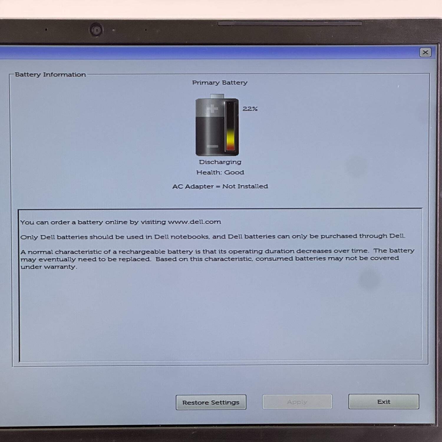 Dell Vostro P92G001 14″ i7-8565U 1.8GHz 16GB RAM (NO SSD)