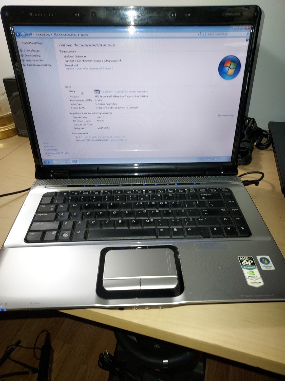 HP Pavilion dv6000 15.4in. Laptop – Upgraded and in great lightly used condition
