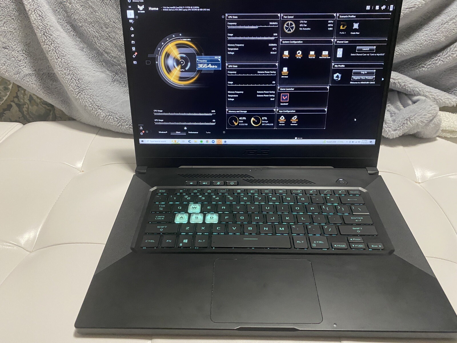 ASUS TUF Dash F15 144hz CORE i7 24GB RAM NVIDIA RTX 3060 GPU – Gaming Laptop