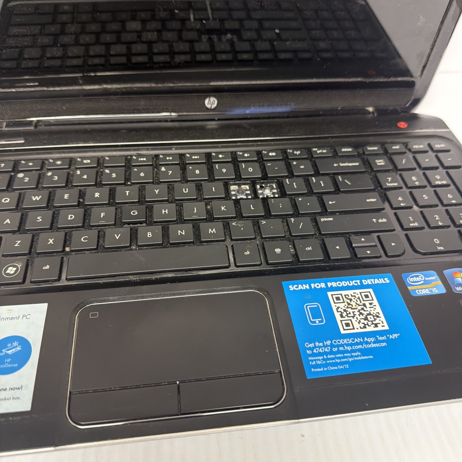 HP Pavilion dv6-7020us Widescreen Notebook Computer for parts or repair