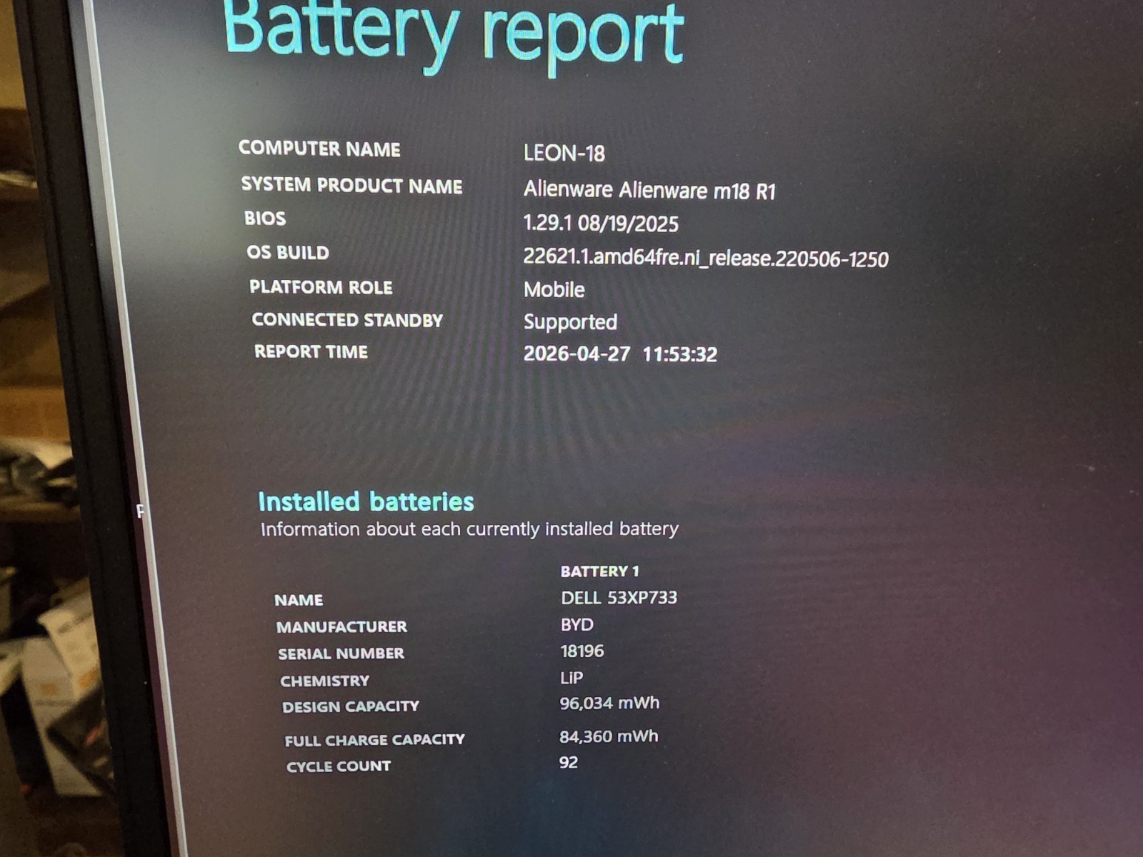 Dell Alienware M18 R1 QHD+ 2.2 GHz i9-13900HX 16GB 1TB RTX 4080 + Backpack