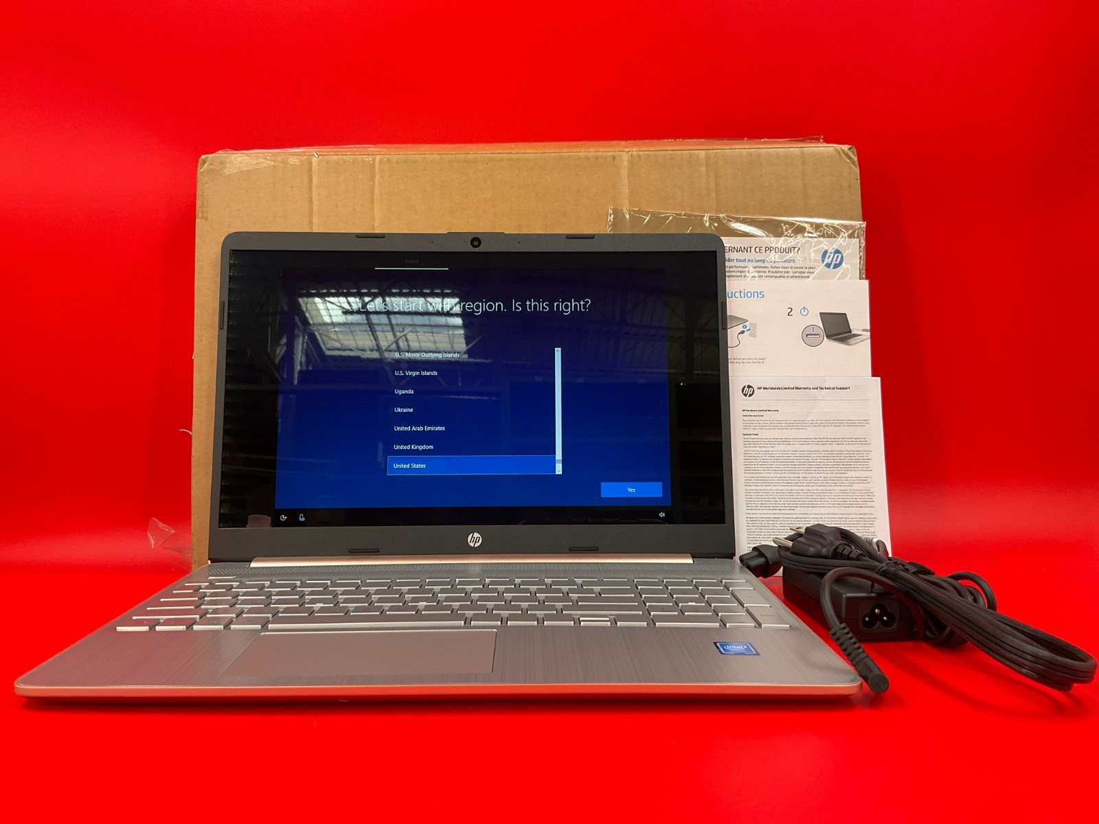 HP Laptop 15-dy0019ds N4020 8GB 256GB BT5 WiFi6 15.6W W10H 3Y8D7UA#ABA✨OPEN BOX✨