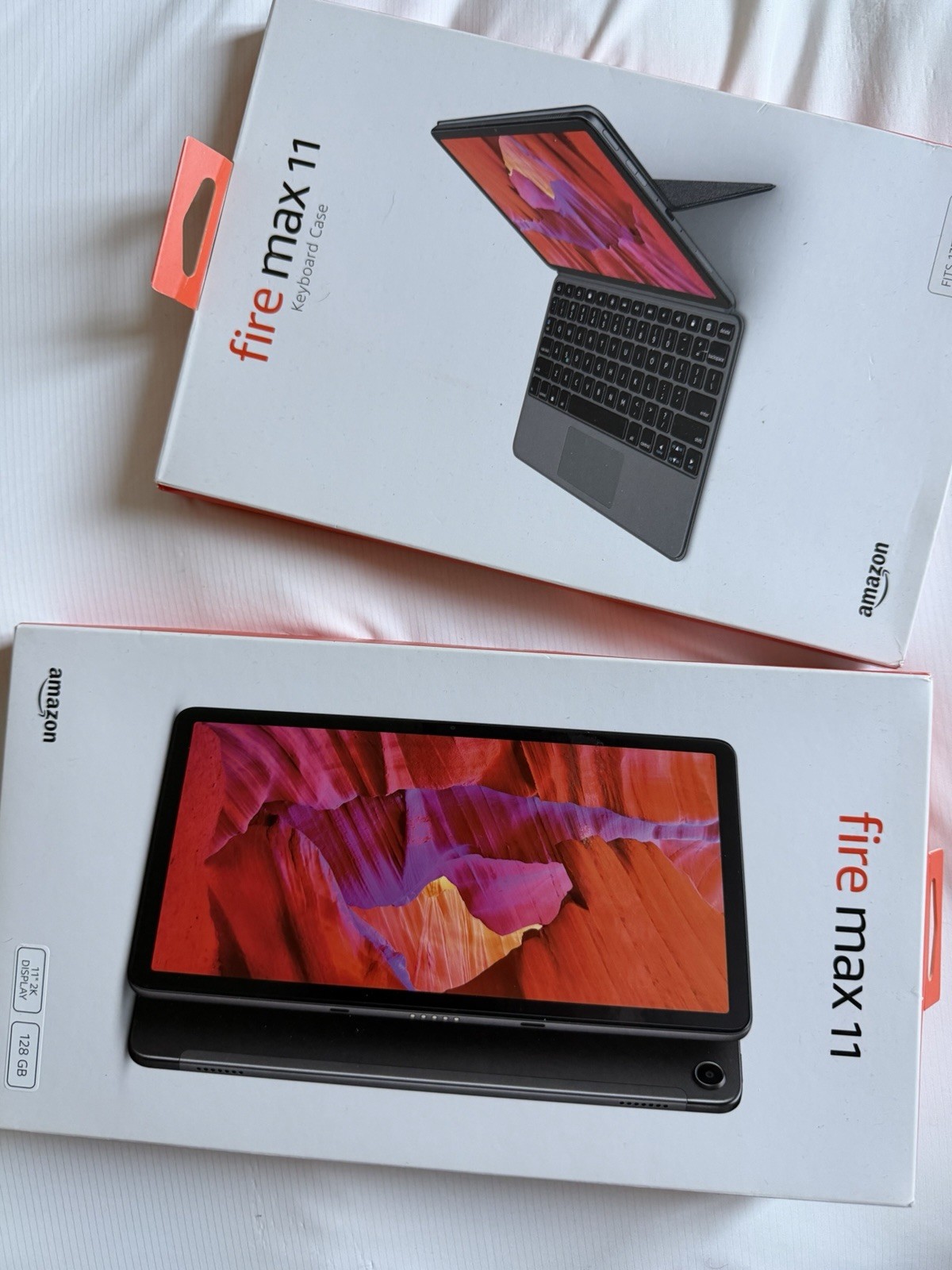 Amazon Fire Max 11 Tablet and Keyboard Case